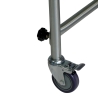 Rueda - Transportador de rodillos extensible 940‑2350 mm – ancho útil 500 mm
