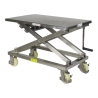 Portada - Mesa elevadora móvil INOX a manivela - Capacidad 300 kg
