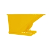 Vista 3/4 del contenedor autobasculante amarillo - 900 litros