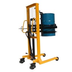 3/4 invertida bidón - Apilador volteador de barriles 450 kg – elevación 1500 mm