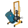 3/4 bidón volteado - Apilador volteador de barriles 450 kg – elevación 1500 mm