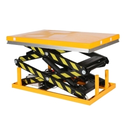 3/4 - Mesa elevadora eléctrica de doble tijera 2000 kg 220V - 1300x850