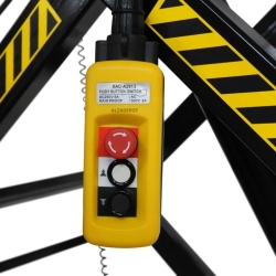 Zoom mando - Mesa elevadora eléctrica de triple tijera 2000 kg 220V - 1700x1000 elevación 3000 mm