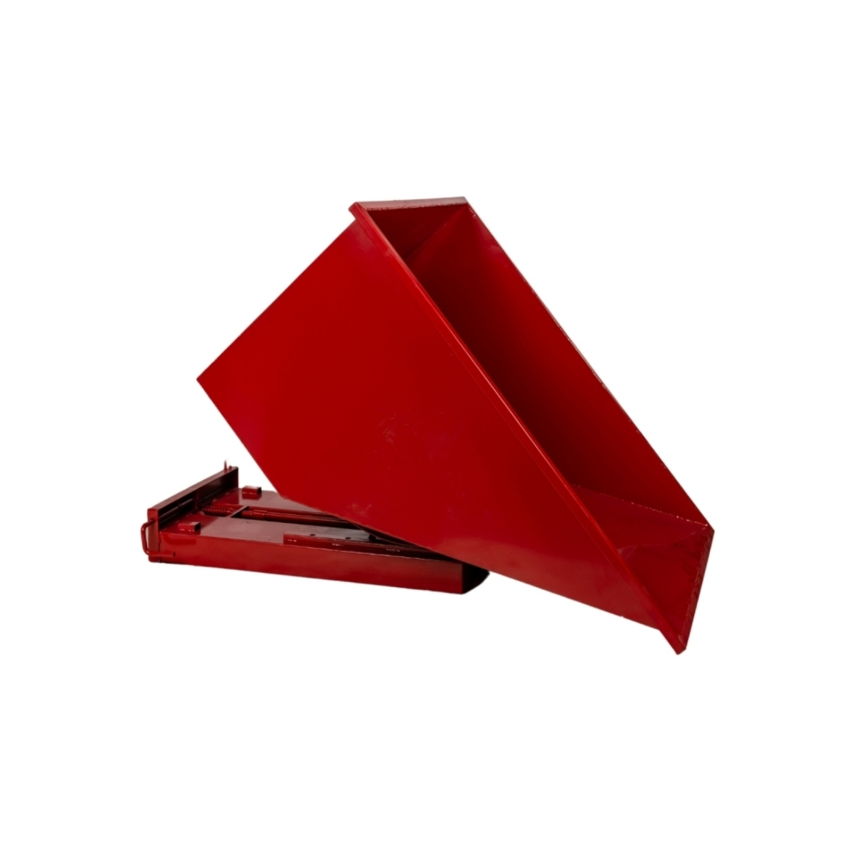 Contenedor rojo autobasculante de trescientos litros tabla de caracteristicas