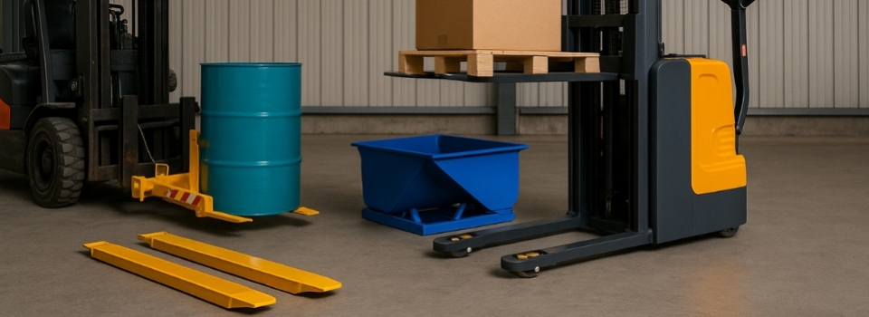 Los 5 accesorios imprescindibles para su carretilla elevadora